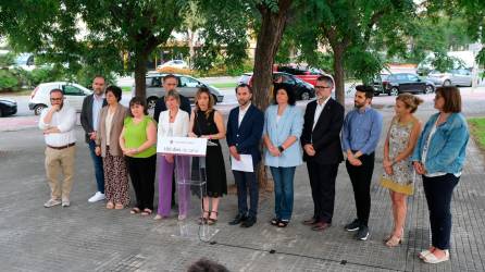 El gobierno compareció ayer para valorar los primeros 100 días de mandato. Foto: Fabián Acidres