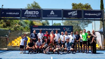Campeones y finalistas del Super Gran Slam de Valldoreix. FOTO: Cedida