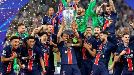 El PSG, campeón de Europa. Foto: EFE