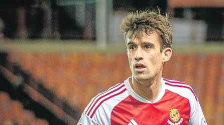 Ander Gorostidi ya suma 100 partidos oficiales de grana. FOTO: nàstic