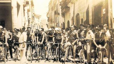 La secció de ciclisme va ser una de les més importants en els anys de més poularitat. Foto: Cedida