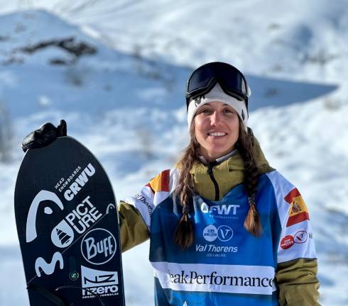 Núria Castán, en Val Thorens. FOTO: RFEDI