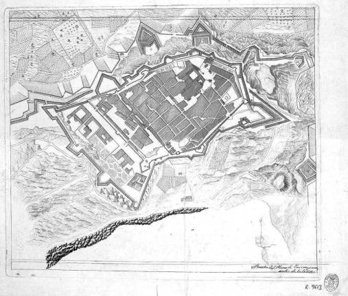 $!Plano provisional de la ciudad de tarragona 1811. Foto: Antonio Alcedo