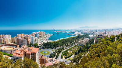 Vista panorámica de la ciudad de Málaga. ENDESA