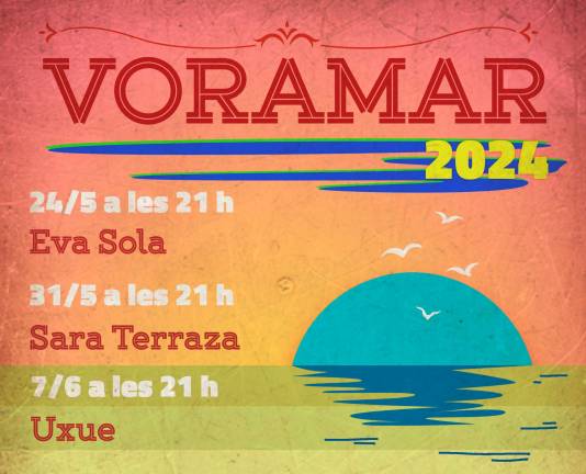 Cartell del cicle Voramar 2024. Foto: Port Tarragona