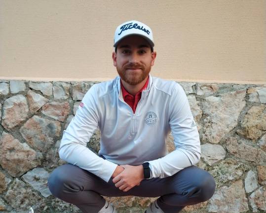 El tarraconense Daniel Garcia disputa el circuito europeo Alps Tour de golf