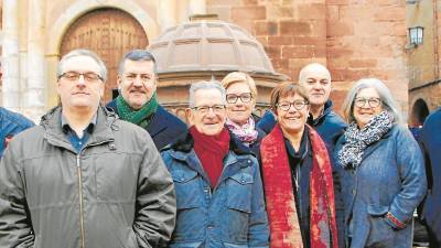 Membres de l’Associaci&oacute; Cultural Els Tamborinos de Prades. Foto: Cedida.