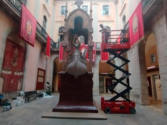 $!Restauració del mausoleu de Jaume I a l’Ajuntament de Tarragona