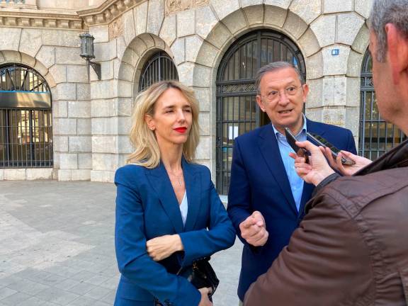 Álvarez de Toledo, durante su visita a Reus. Foto: Octavi Saumell