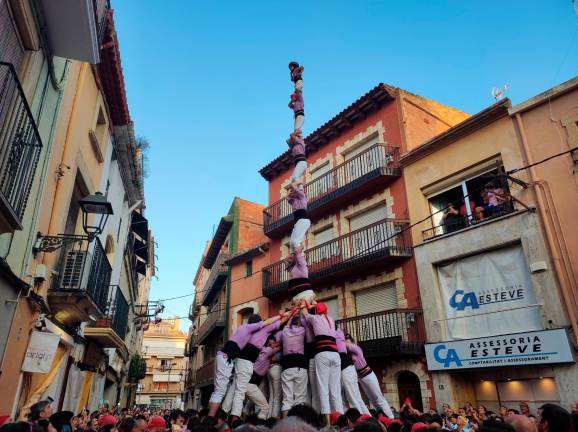 El pd7f que va estrenar la Colla Jove Xiquets de Tarragona. foto: cedida