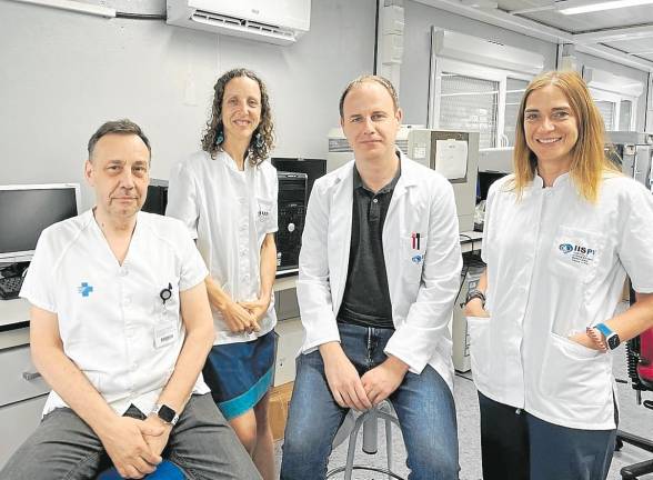 El grupo de investigación que ha descubierto el nuevo tipo de probióticos. foto: CEDID
