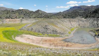 Estado del pantano de Siurana actualmente. Foto: Pere Ferré
