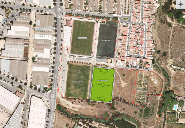 $!Ubicación del nuevo campo de fútbol. Ayuntamiento de Reus
