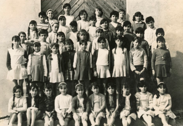 $!Niñas del curso 1967-1968 del Colegio Nuestra Señora de Lourdes. FOTO: CEDIDA