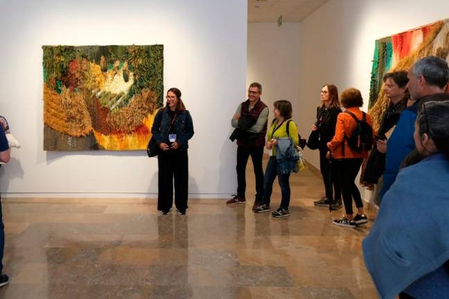 Los visitantes disfrutaron de las actividades del Museu d’Art Modern. Foto: Fabián Acidres