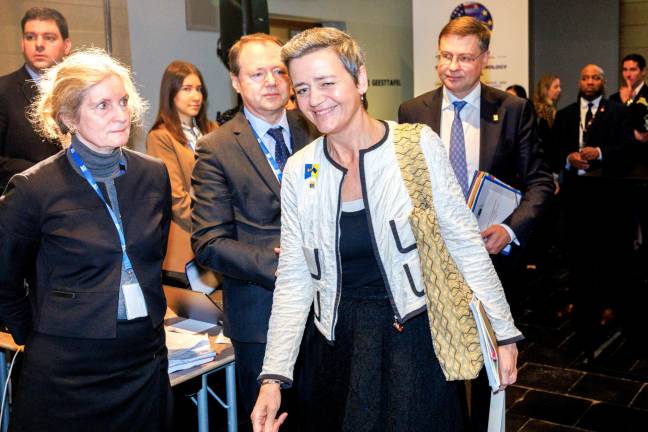La vicepresidenta de la Comisión Europea para la Era Digital, Margrethe Vestager. Foto: EFE