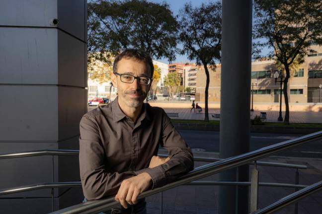 Ibon Martín en el ‘Diari’. Foto: Àngel Ullate