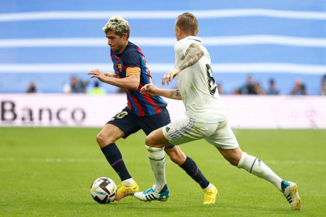 SErgi Roberto y Toni Kross. FOTO: EFE