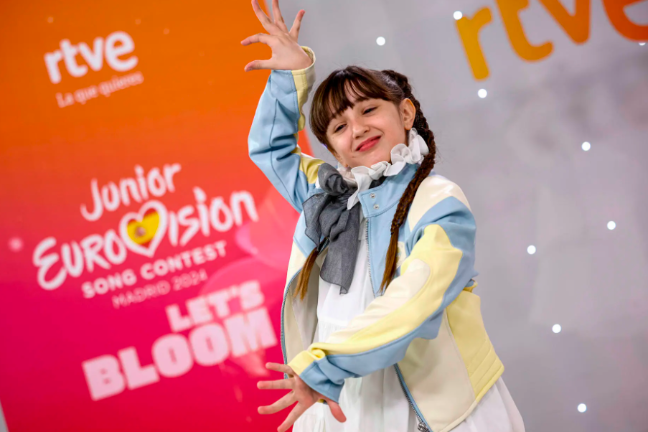 La representante española en Eurovisión Junior 2024, Chloe DelaRosa. Foto: EFE