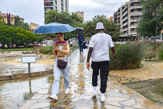 Lluvia en Tarragona. Foto: Àngel Ullate