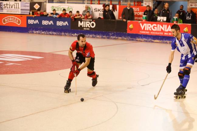 Joan Salvat fue el autor del único gol rojinegro. foto: alba mariné