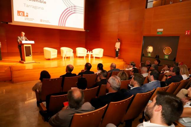 Un momento del foro organizado por el Institut Català de Finances (ICF) esta semana en Tarragona. foto: Cedida