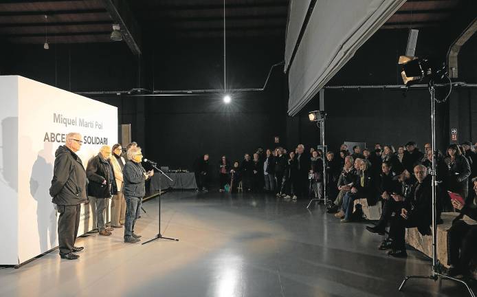 Inauguración de ‘Abcedari Solidari’. Foto: Alba Mariné