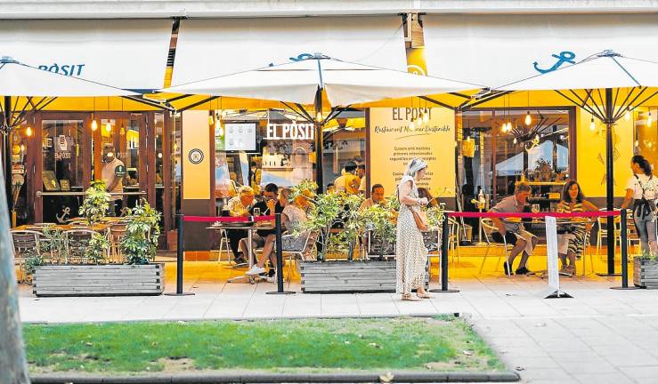 Terraza del Pòsit de Cambrils. Foto: cedida