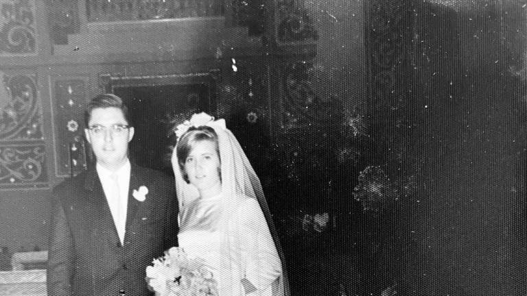 El Vicens Basora i la Rosa Pascual es van conèixer a Casa Boada i es van casar el 1965 a Cambrils. Foto: Vallvé / Arxiu Casa Boada