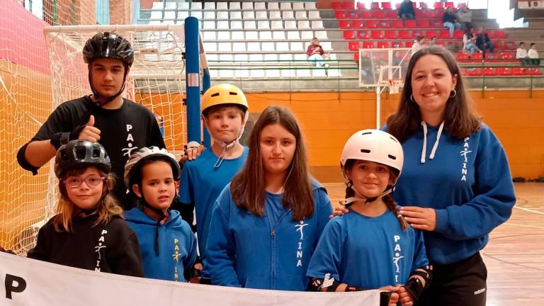 El equipo del Dojo Tarraco que participó en el Open I Campionat de Catalunya de RollerCross. Foto: Cedida