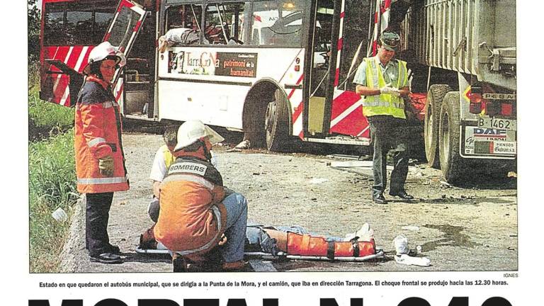 $!La portada del ‘Diari’ el día después de la tragedia.