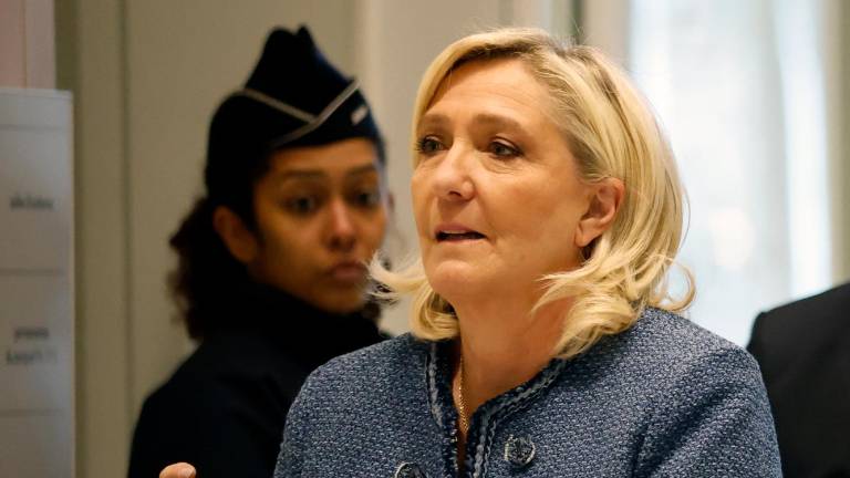 La líder de la extrema derecha francesa, Marine Le Pen. Foto: EFE