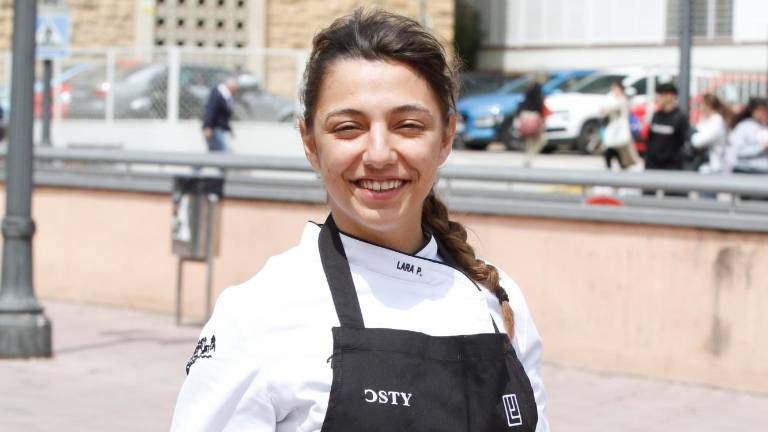 Lara Pujadas competirá este domingo en la final de los Premis Gastronòmics Josep Lladonosa. FOTO: Pere Ferré