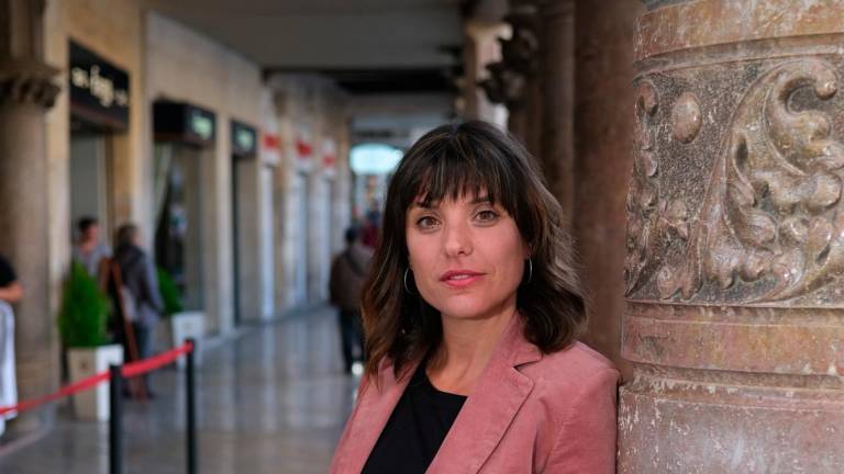 La periodista y divulgadora Núria Coll, durante su visita a Reus la semana pasada. Foto: Fabián Acidres