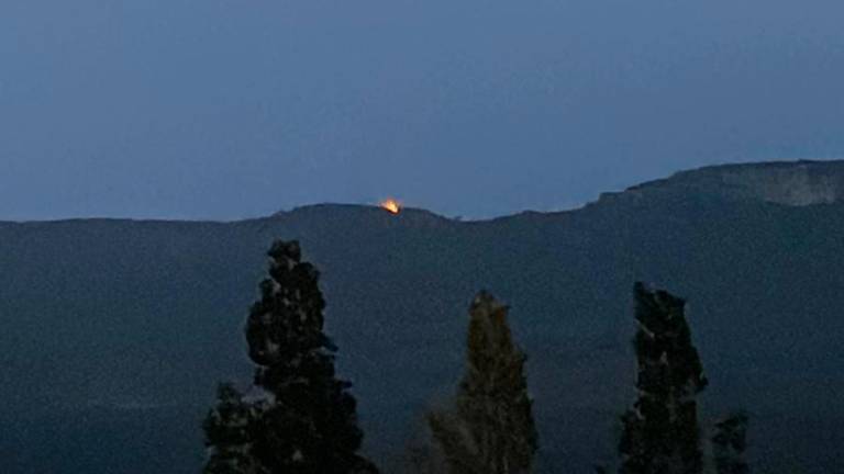 Un llamp provoca de matinada un incendi forestal a Mont-ral
