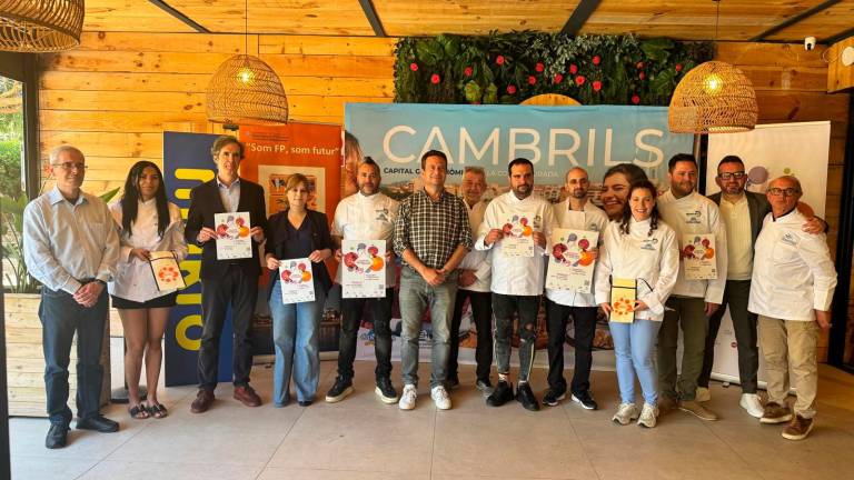 Foto de familia de los artífices de estas citas alrededor del romesco. Foto: Alba Mariné