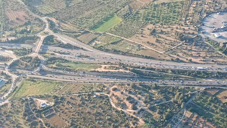 Colas en la operación regreso de Semana Santa. Foto: Servei Català de Trànsit