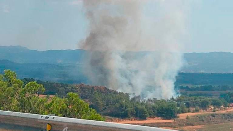 Otro incendio forestal en una imagen de archivo. Foto: Bombers de la Generalitat