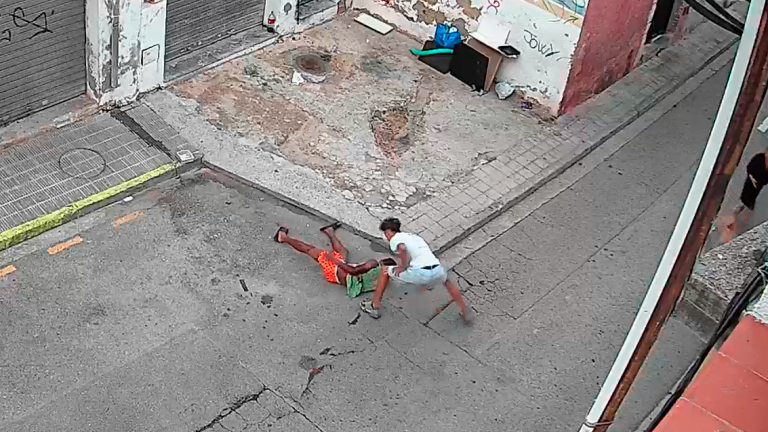 La agresión del pasado miércoles en El Vendrell.