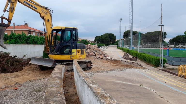 Empiezan las obras del estadio municipal de Vila-seca