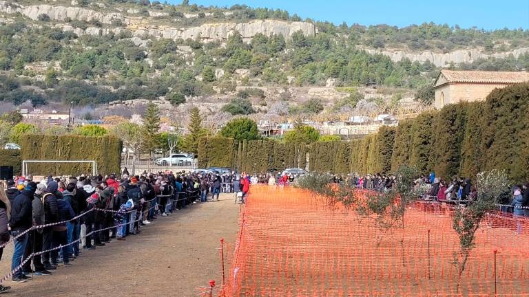 Els gossos participants en el concurs hauran de trobar les tòfones que s’hauran enterrat. Foto: Cedida