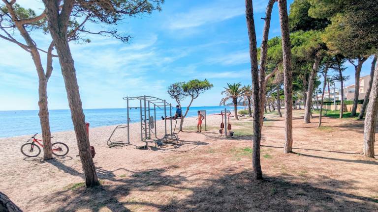 El parque de Altafulla tenía una zona de dunas que ha desaparecido. foto: Àngel Ullate