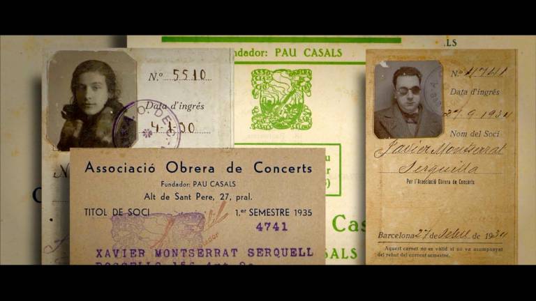 $!Fotograma del documental ‘L’Orquestra Pau Casals. Excel·lència musical i compromís social’. FOTO: Fundació Pau Casals