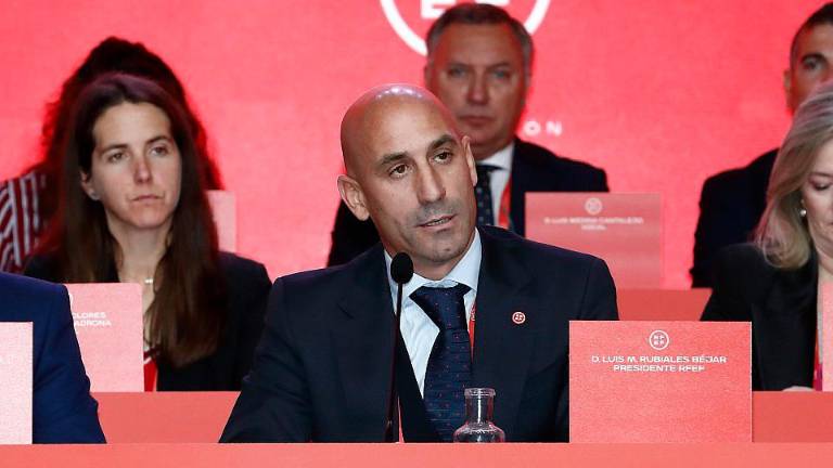 Imagen del expresidente de la Federación Española de Futbol (RFEF), Luis Rubiales. Foto: EFE