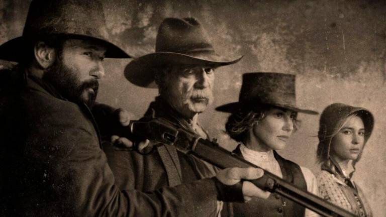 Tim McGraw, Sam Elliott, Faith Hill e Isabel May protagonizan ‘1883’. Foto: SkyShowtime