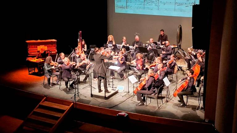 La Orquestra de Cambra de Tortosa actuó en la función ‘Cartes de Pedrell’. Foto: cedida