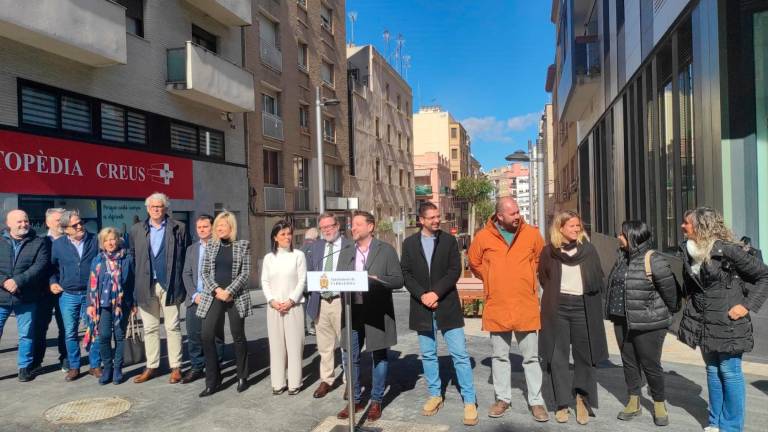 $!Els vianants guanyen protagonisme a la reforma de tres carrers de Tarragona