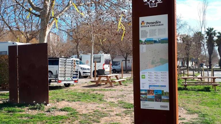 Siete municipios del Baix Penedès crean una red de áreas para autocaravanas