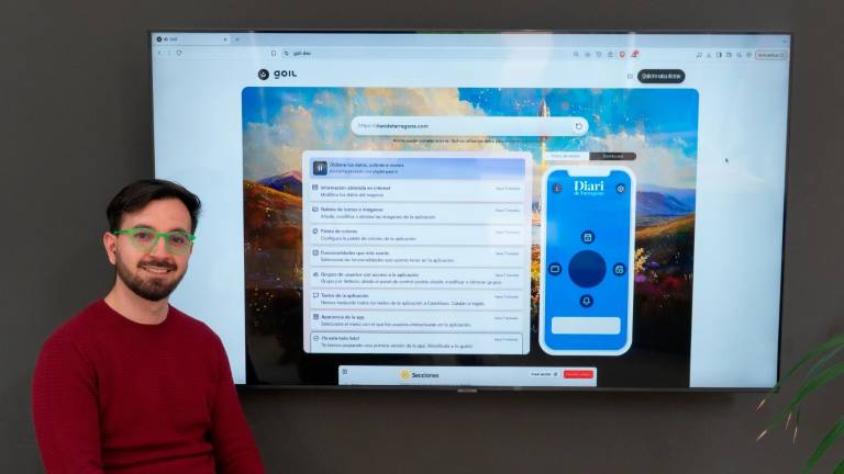 Joan Molinas trabajó para Apple y Badoo. En 2023 Goil dio sus primeros pasos en su sede de El Vendrell. foto: JOSEMA MONTES/GOIL