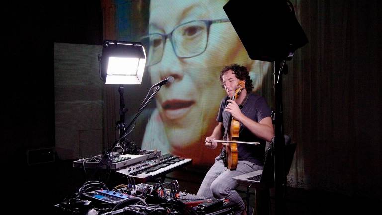 ‘724 forats’, de Gerard Marsal Norte, toma forma de documental con música en directo. Foto: cedida